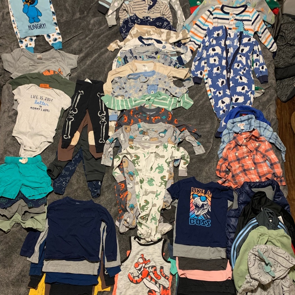 18-24 months boys bundle, all clothes are worn and freshly washed.